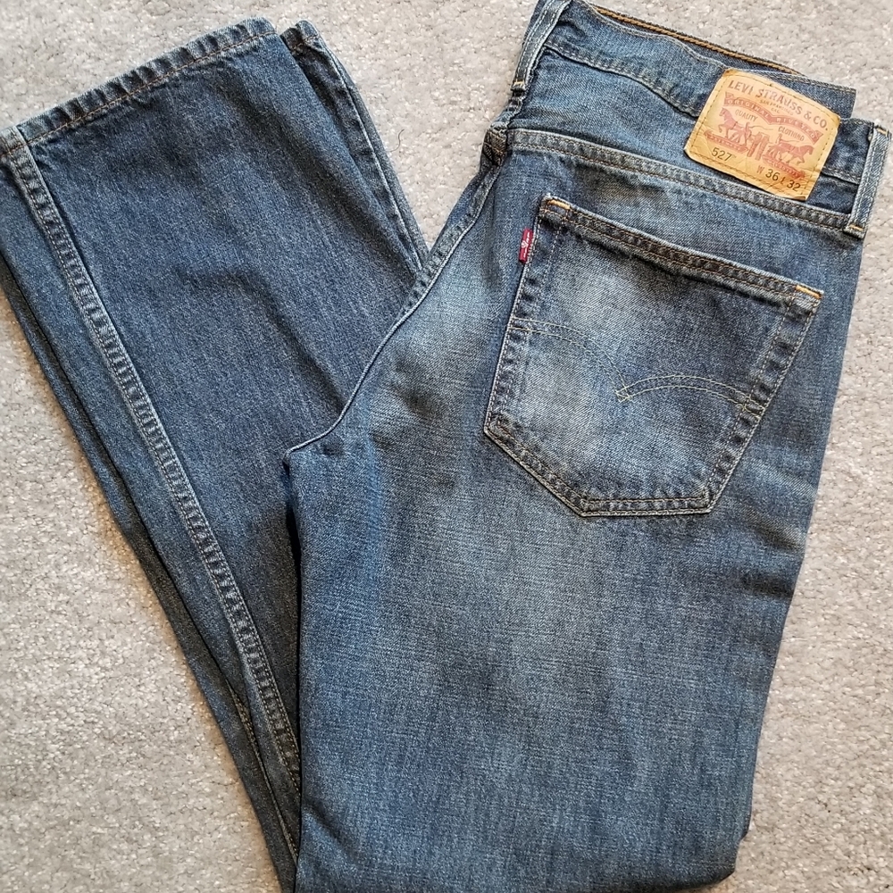 Men's Levi 527 Slim Boot Cut Jeans